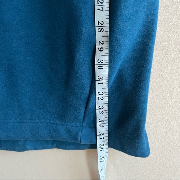 Athleta COZY KARMA MOCK NECK DRESS Teal size Small - Picture 15 of 16